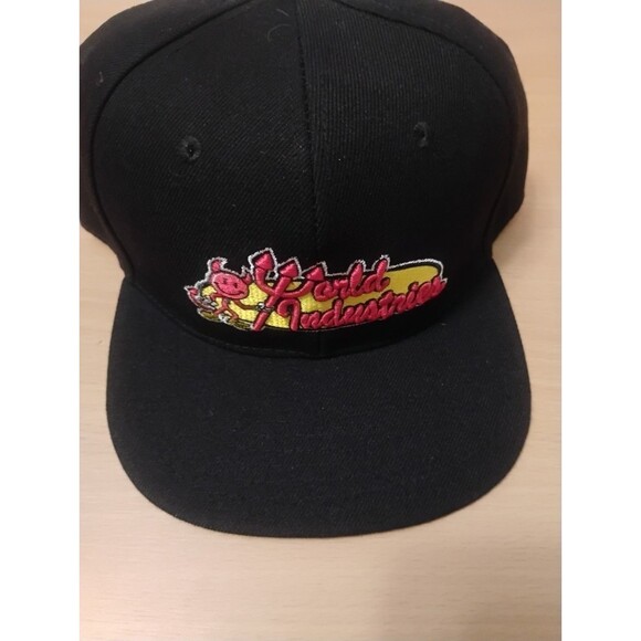 World Industries Classic Devil Logo Hat (All-Black Edition) - Picture 1 of 3